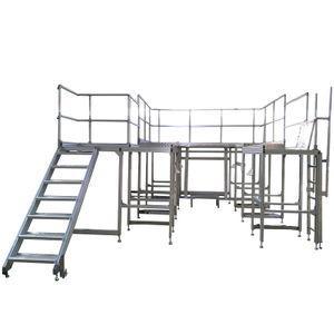 barandilla de escalera de aluminio escalera de tijera de carro de aluminio escaleras de perfil de aluminio
